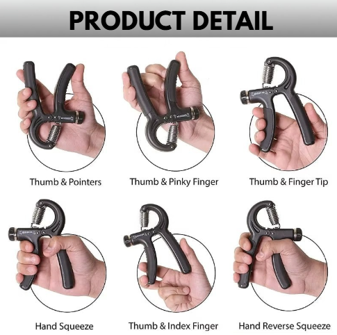 R-Shaped Spring Hand Grip Trainer